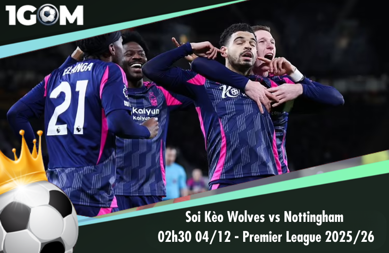 Đội hình dự kiến trước trận Wolves vs Nottingham