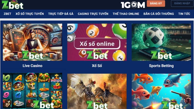 Bạn sẽ đắm chìm vào thế giới giải trí chuyên nghiệp với đa dạng sản phẩm cá cược tại ZBET