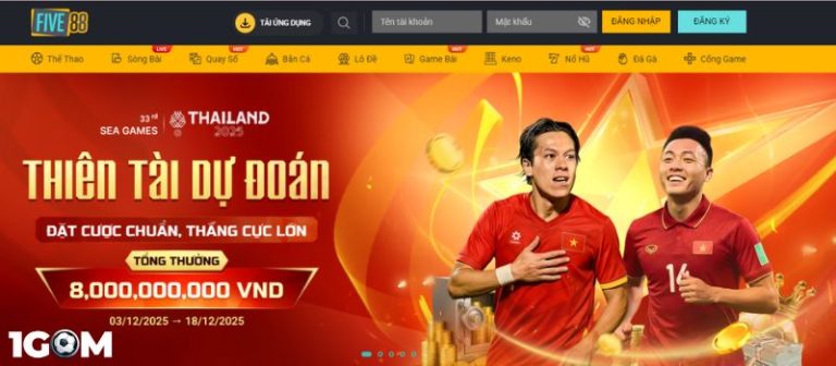 Làm thế nào để truy cập Five88 không bị chặn - Link thay thế 1Gom
