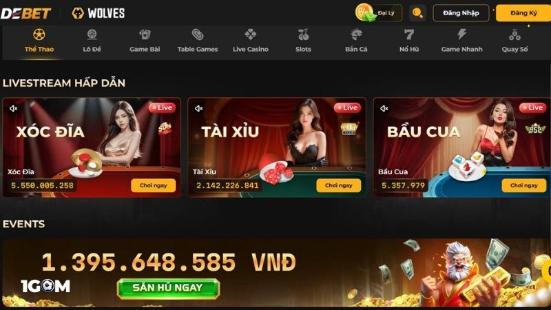 Nhà cái DEBET chuyên nghiệp