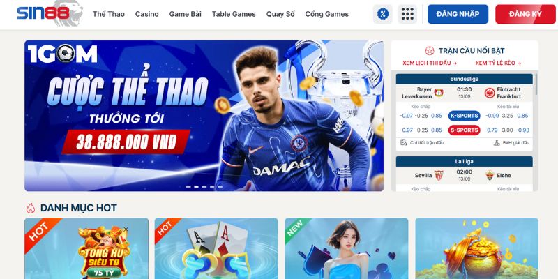 SIN88 là nhà cái trực tuyến đến từ Singapore được thành lập từ năm 1999