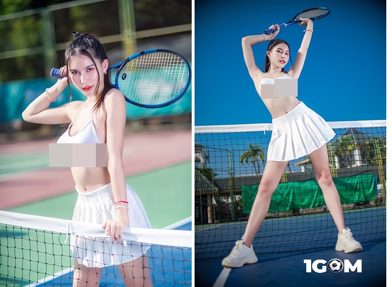 Set hình tennis gây chú ý