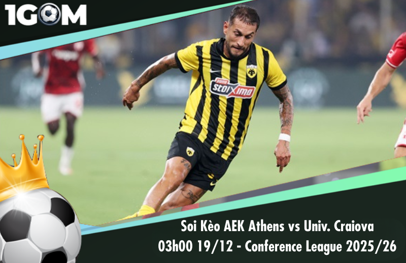 Đội hình dự kiến trước trận AEK Athens vs Univ. Craiova