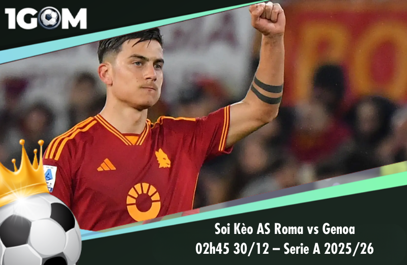 Đội hình dự kiến trước trận AS Roma vs Genoa