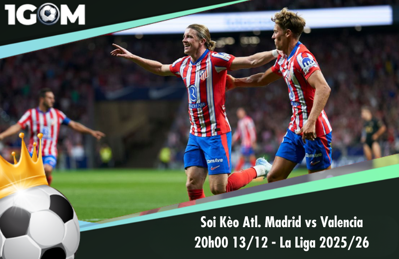 Đội hình dự kiến trước trận Atl. Madrid vs Valencia