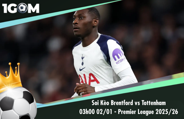 Soi Kèo Brentford vs Tottenham 03h00 02/01 – Ngoại hạng Anh 2025/26