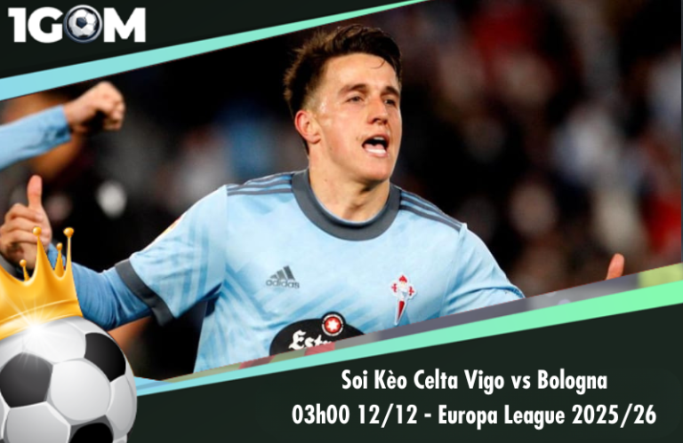 Soi Kèo Celta Vigo vs Bologna 03h00 12/12 – Europa League 2025/26