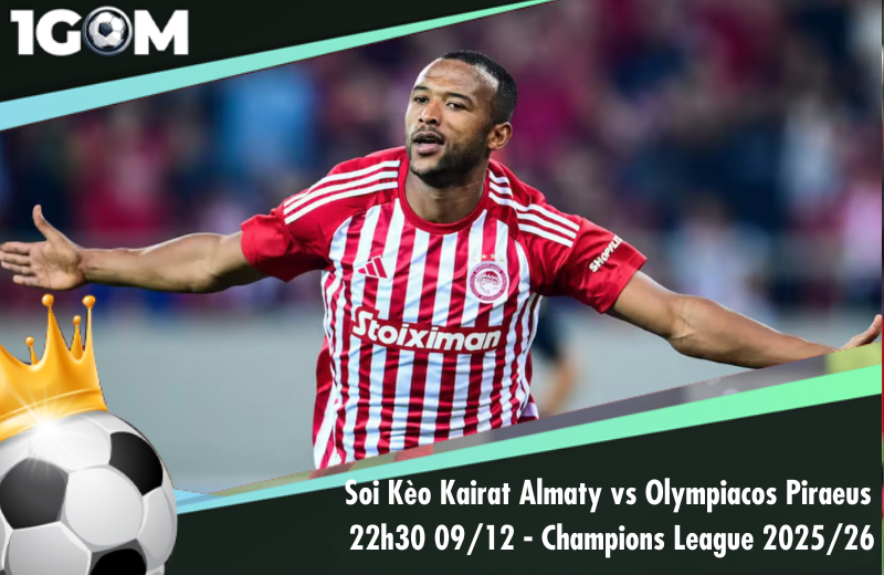 Đội hình dự kiến trước trận Kairat Almaty vs Olympiacos Piraeus