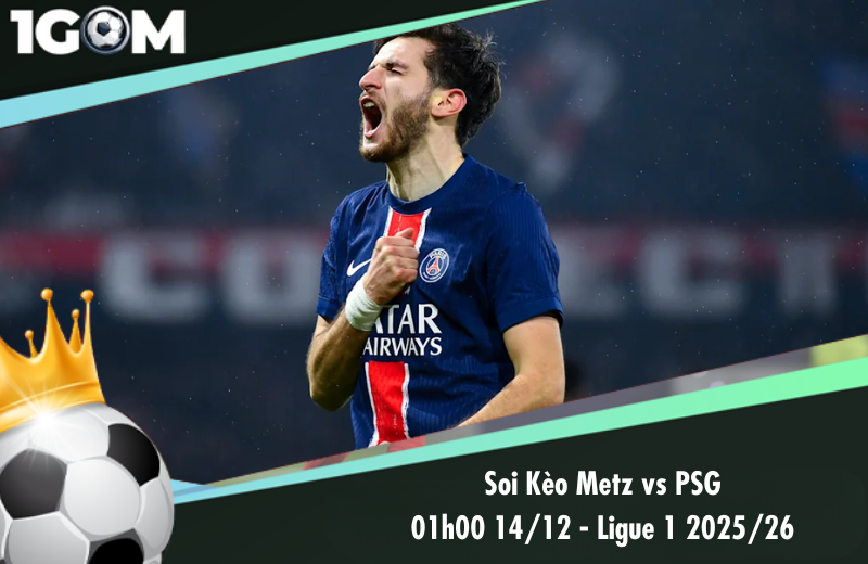Đội hình dự kiến trước trận Metz vs PSG