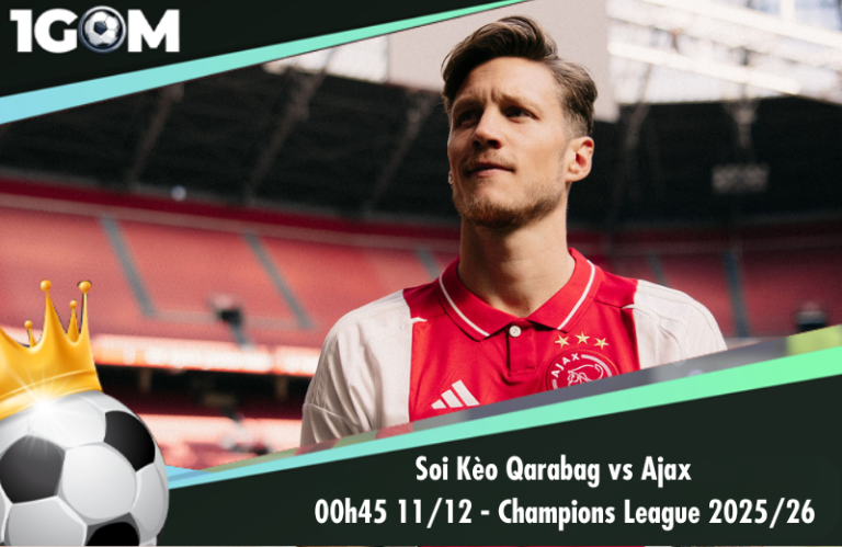 Soi Kèo Qarabag vs Ajax 00h45 11/12 - Champions League 2025/26