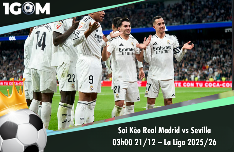 Đội hình dự kiến trước trận Real Madrid vs Sevilla