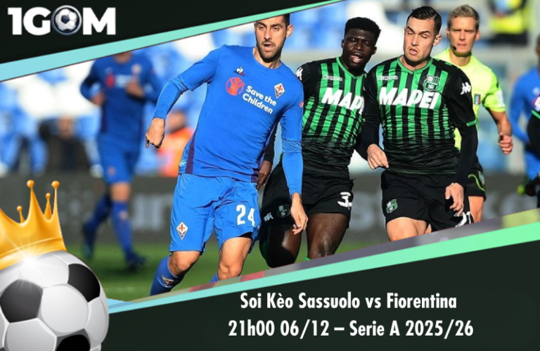 Soi Kèo Sassuolo vs Fiorentina 21h00 06/12 – Serie A 2025/26