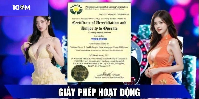 Giấy phép hoạt động