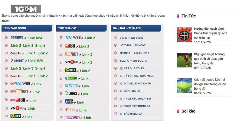 Cập nhật link nhà cái chuẩn chỉnh