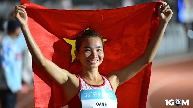 Nguyễn Thị Oanh là một trong những vận động viên hàng đầu Việt Nam ở môn điền kinh