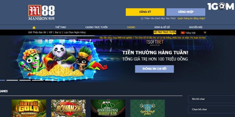 Nhà cái thường xuyên cung cấp các khuyến mãi nạp lại hàng tuần dành cho hội viên