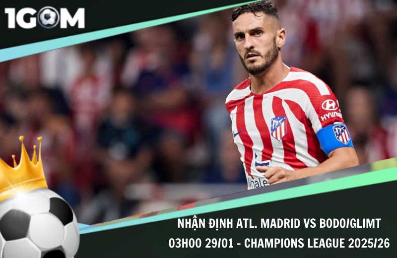 Đội hình dự kiến trước trận Atl. Madrid vs Bodo/Glimt