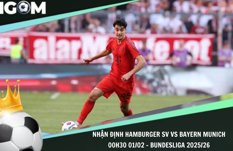 Đội hình dự kiến trước trận Hamburger SV vs Bayern Munich