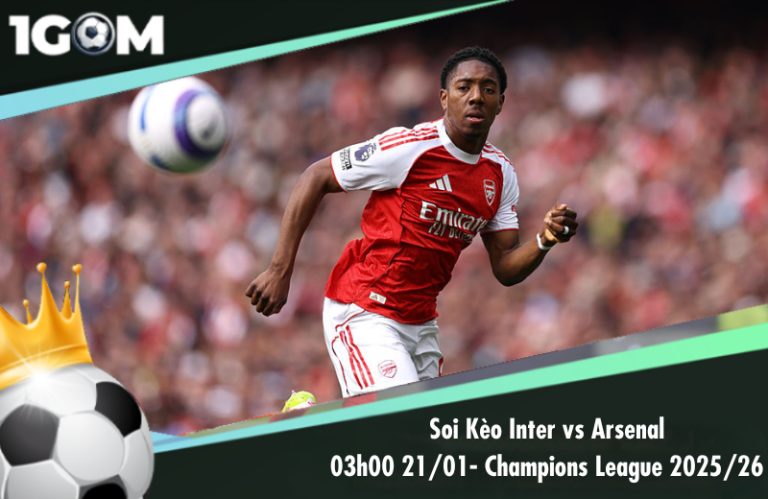 Soi Kèo Inter vs Arsenal 03h00 21/01 - Champions League 2025/26