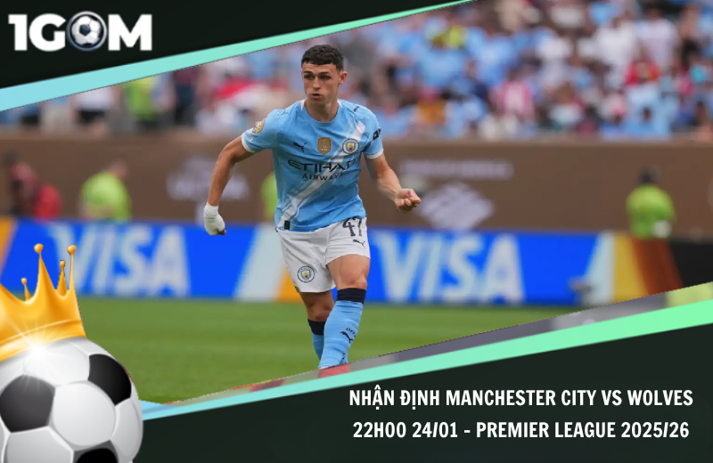 Đội hình dự kiến trước trận Manchester City vs Wolves