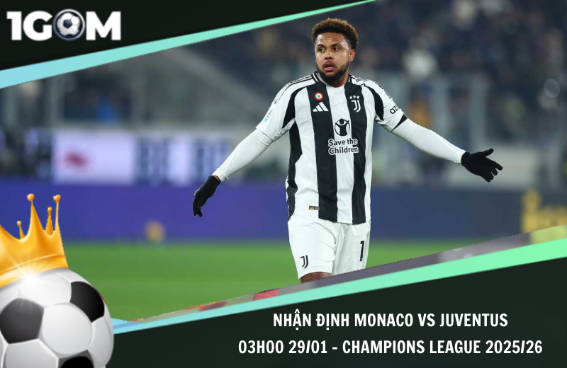 Đội hình dự kiến trước trận Monaco vs Juventus