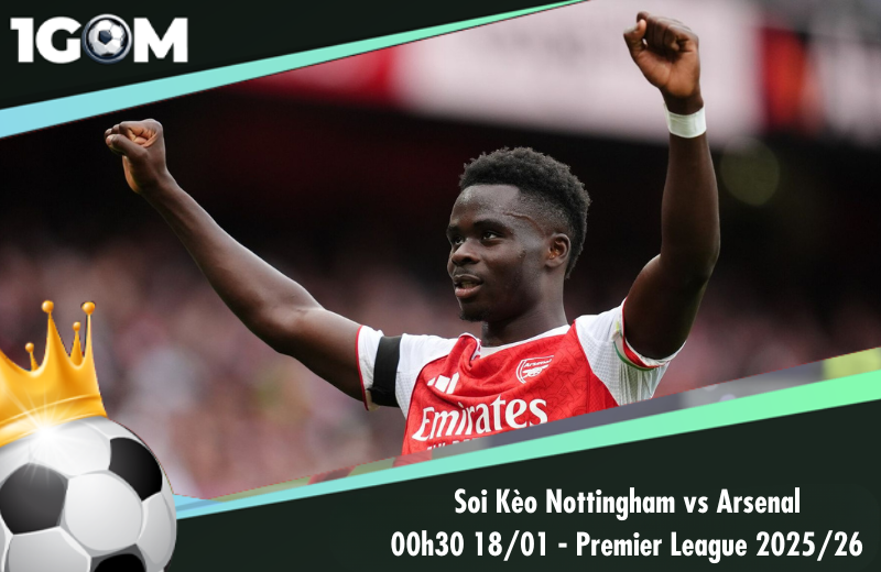Đội hình dự kiến trước trận Nottingham vs Arsenal