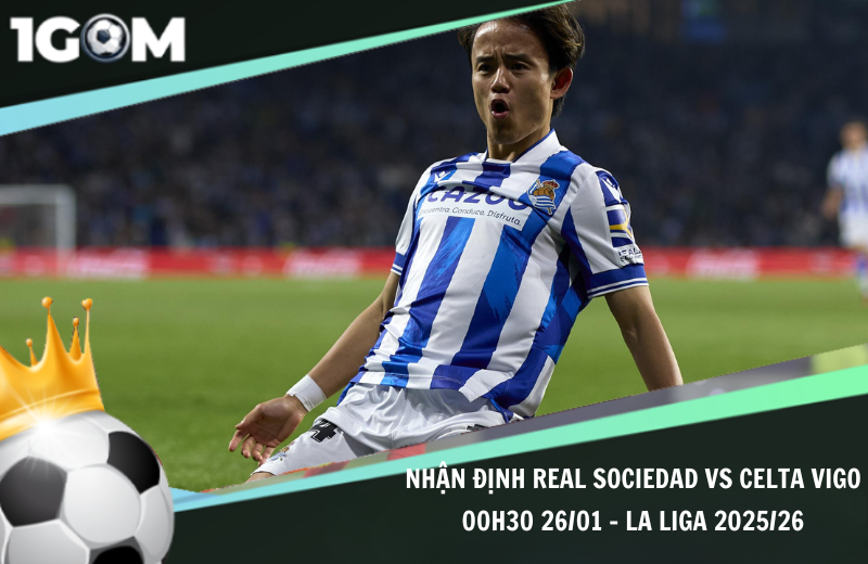 Đội hình dự kiến trước trận Real Sociedad vs Celta Vigo