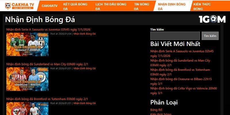Đa dạng các giải đấu và môn thể thao có mặt tại Cakhiatv