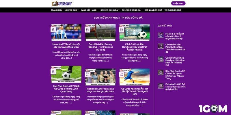 Website cập nhật thông tin về bóng đá mỗi ngày thu hút đông đảo người xem