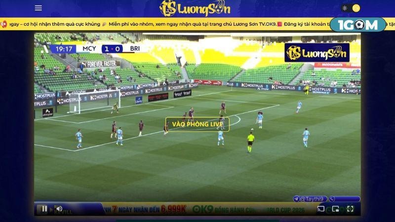 Kênh phát sóng các trận đấu bóng đá sắc nét, full HD