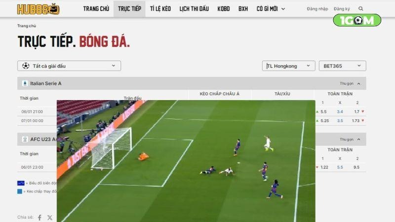 Diễn đàn cho phép xem lại video bàn thắng